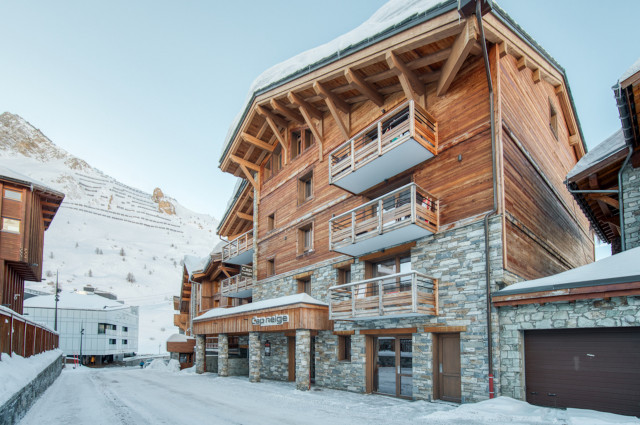 Résidence cap neige centre Tignes le lac location d'appartements Oxygene Ski Collection