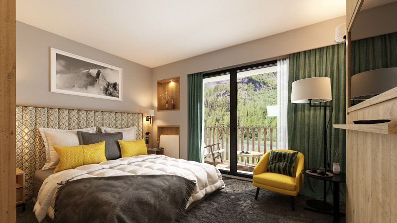 hotel-fulllife-chambre-confort-vue-tetras lodge-©les étincelles-oxygene-ski-collection