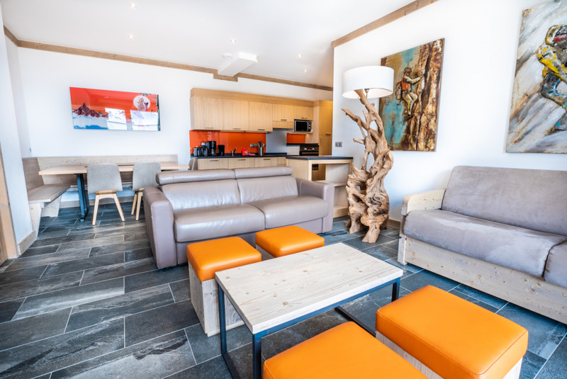 cap neige in Tignes resort center apartments to rent near the ski slopes Oxygene Ski Collection