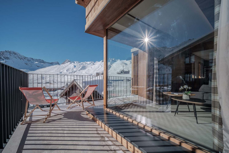 Résidence Denali Tignes le lac balcon appartement accès direct aux pistes oxygène ski collection