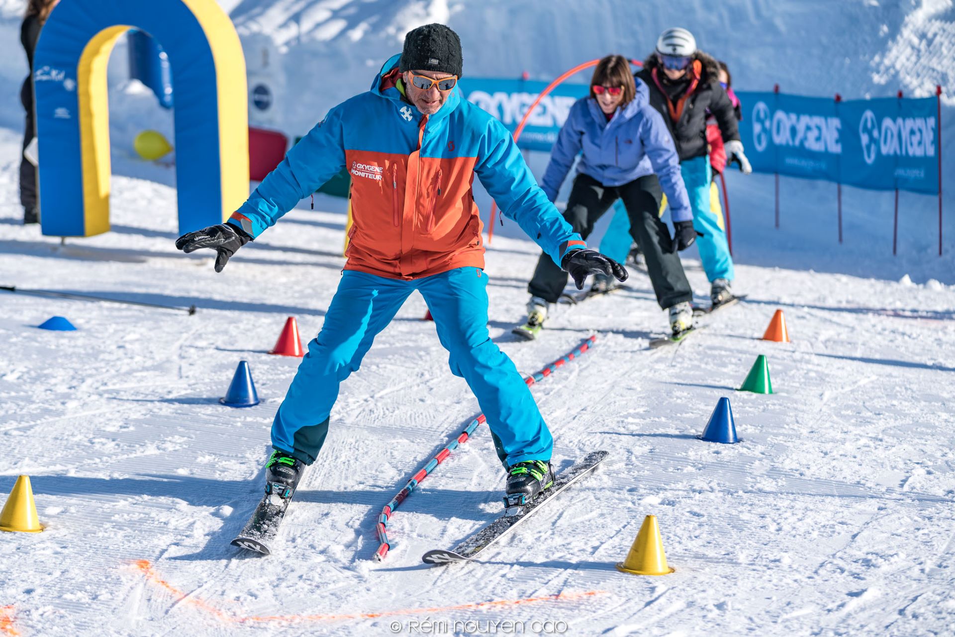 cours-ski-débutant-adultes - © oxygène ski