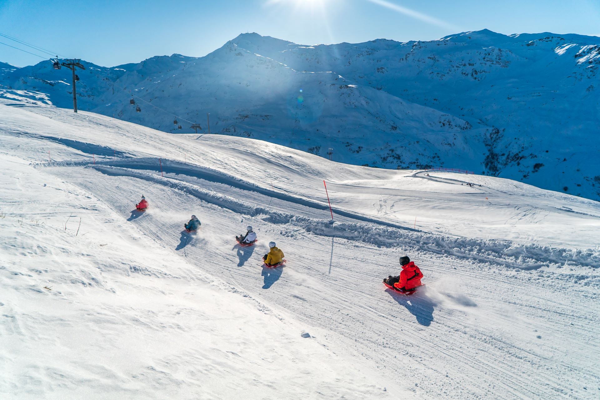 les-menuires-sled-ski-resort