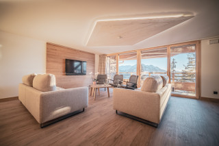 Apartment for 10 people in residence le sky la rosiere ski in ski out with pool OSC