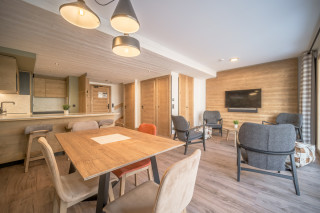 3 bedroom apartment in la rosiere center residence ski in ski out with swimming pool OSC