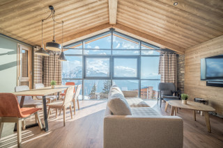 6 people apartment with amazing view in a ski in ski out residnece in la rosiere OSC
