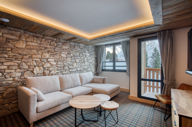 ski in ski out apartment in belle plagne turquoise Oxygene Ski Collection