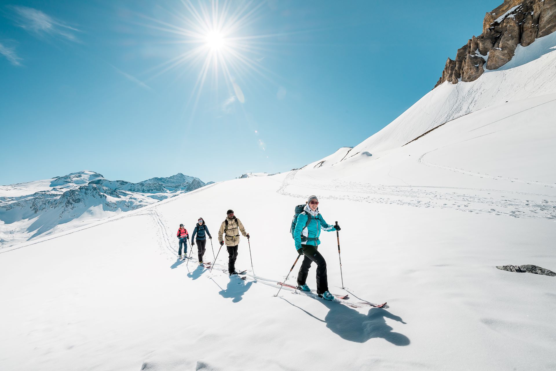 val-disere-sortie-groupe-ski-équipe-oxygène-ski-collection